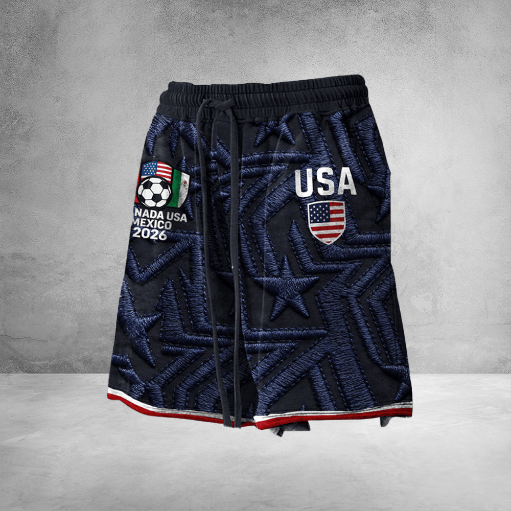 USA World Cup 2026 Shorts Can US Mex Host Attire USA Soccer Merch For Fan.png USA World Cup 2026 Shorts Can US Mex Host Attire USA Soccer Merch For Fan.png
