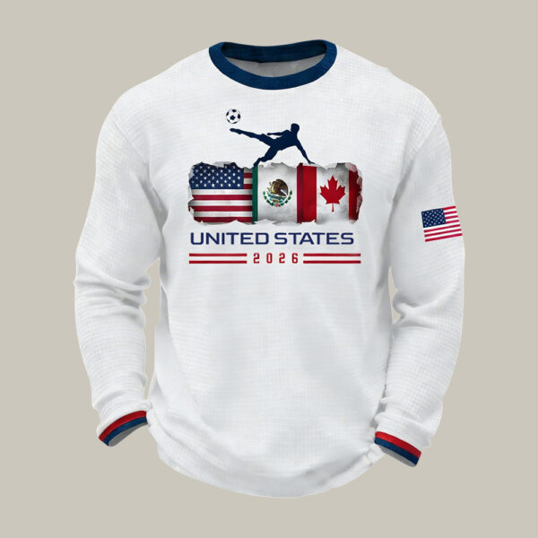 United States FIFA World Cup 2026 Long Sleev Shirt Game Day Football Apparel Fathers Day Gift.jpeg