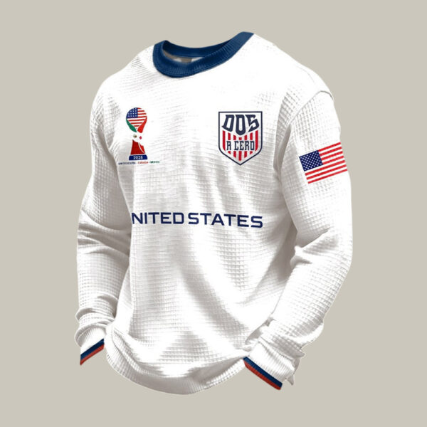United States FIFA World Cup 2026 Long Sleeve Shirt American Flag Apparel Best Fan Gear.jpeg