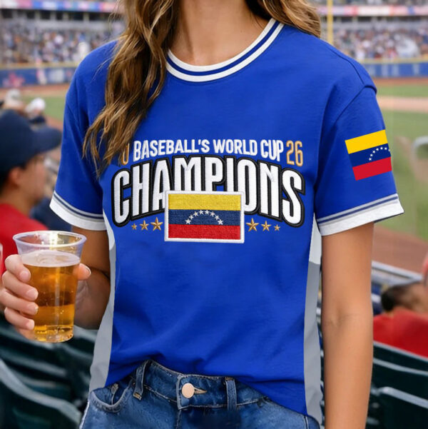 Venezuela 2026 Baseball World Cup Champions T Shirt Venezuela 2026 WBC Champions Shirt Fan Gear.jpeg