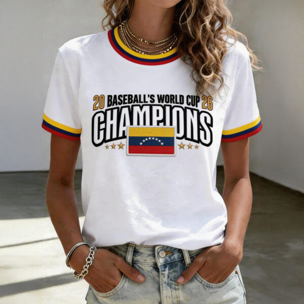 Venezuela 2026 Baseballs World Cup Champions T Shirt WBC Match Clothes For Mothers Day.jpeg