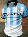 World Cup 2026 Argentina Polo Shirt FIFA World Cup Merch For Football Fan.webp