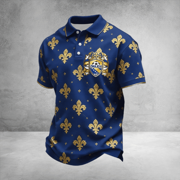 World Cup 2026 Bosnia Polo Shirt Zmajevi Soccer Polos FIFA World Cup Merch Fan Gifts.png