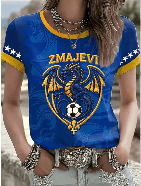 World Cup 2026 Bosnia Zmajevi Shirt Bosnia Soccer Clothing Sports Lovers Attire Fan Gifts.png