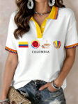 World Cup 2026 Colombia Polo Shirt Colombia National Football Team Shirt Football Fan Gifts.jpeg