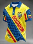 World Cup 2026 Ecuador Polo Shirt Ecuador FIFA World Cup Clothing Football Themed Gifts.webp