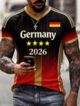 World Cup 2026 Germany V Neck Shirt Germany Soccer Clothing For Soccer Fan.jpeg