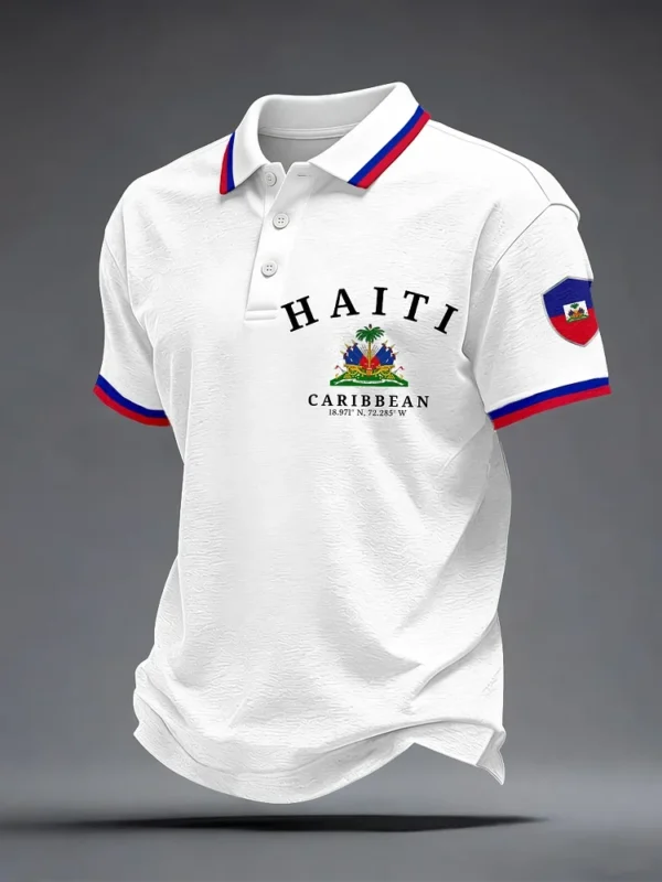 World Cup 2026 Haiti Polo Shirt Haiti National Football Team Clothing Soccer Fan Gift.webp