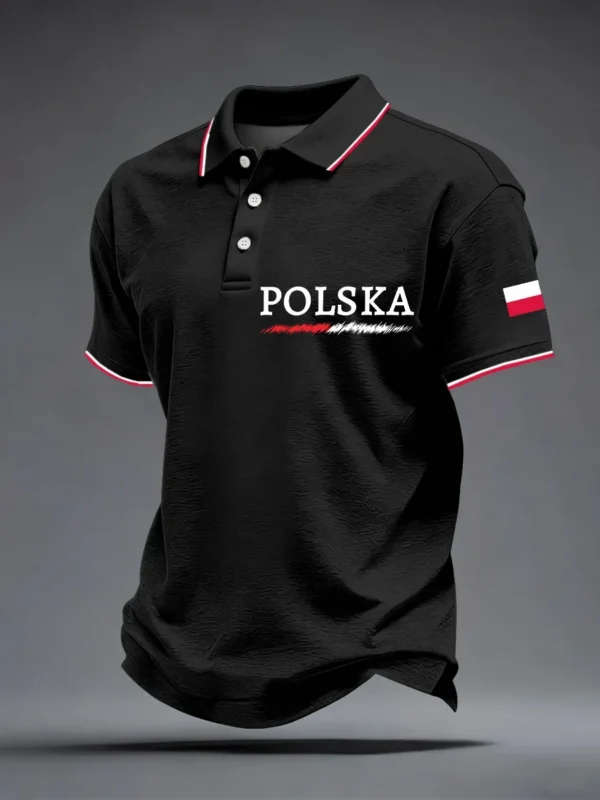 World Cup 2026 Poland Polo Shirt Poland FIFA World Cup Clothing Football For Men.webp