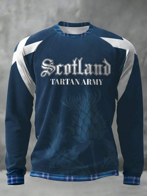 World Cup 2026 Scotland Merch Scotland Tartan Army Long Sleeve Shirt Game Day Attire.jpeg