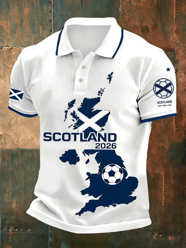 World Cup 2026 Scotland Merch Scotland Team 2026 Polo Shirt Game Day Outfits Fan Gifts.jpeg