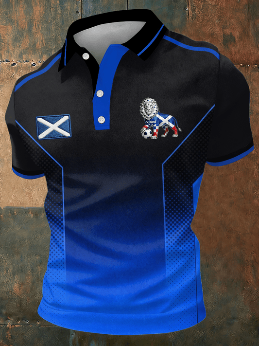 World Cup 2026 Scotland Polo Shirt Scotland Soccer Apparel For Scottish.png