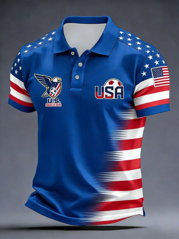 World Cup 2026 USA Merch Eagle USA Soccer Polo Shirt Game Day Attire Lovers Gifts Idea.jpeg