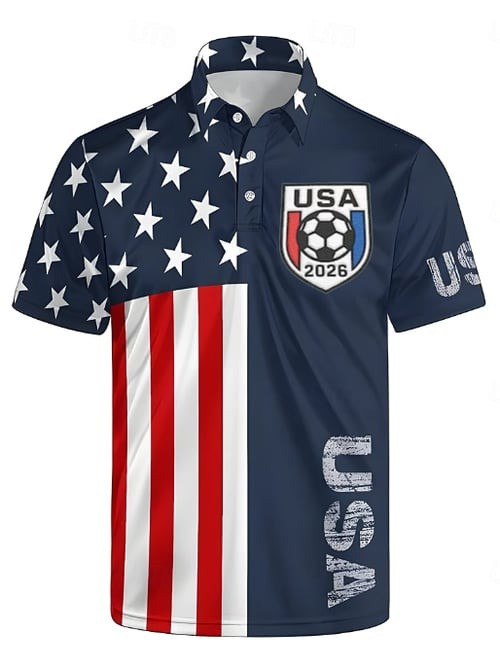 World Cup 2026 USA Merch United States Soccer Polo Shirt Game Day Outfits Fan Gifts.jpeg