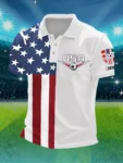 World Cup 2026 USA Polo Shirt American Flag Polos Soccer Apparel For Patriots.webp