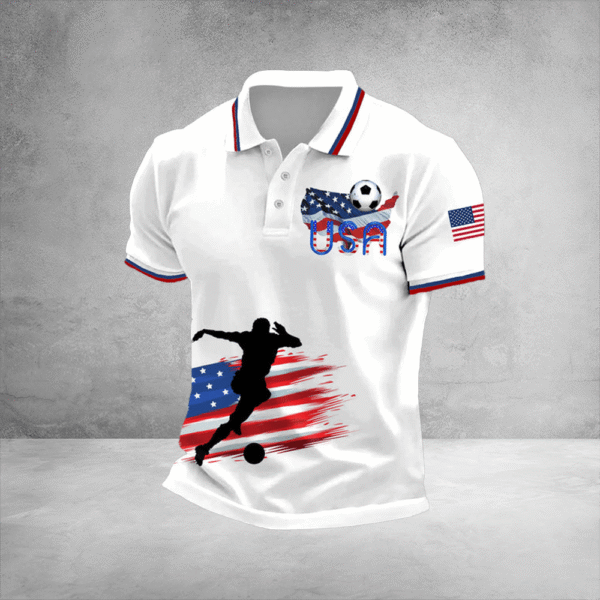 World Cup 2026 USA Polo Shirt FIFA Apparel Soccer Lovers For Boyfriend.png