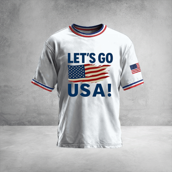 World Cup 2026 USA Shirt Lets Go USA Tee Mens Soccer Attire For Sport Players.png