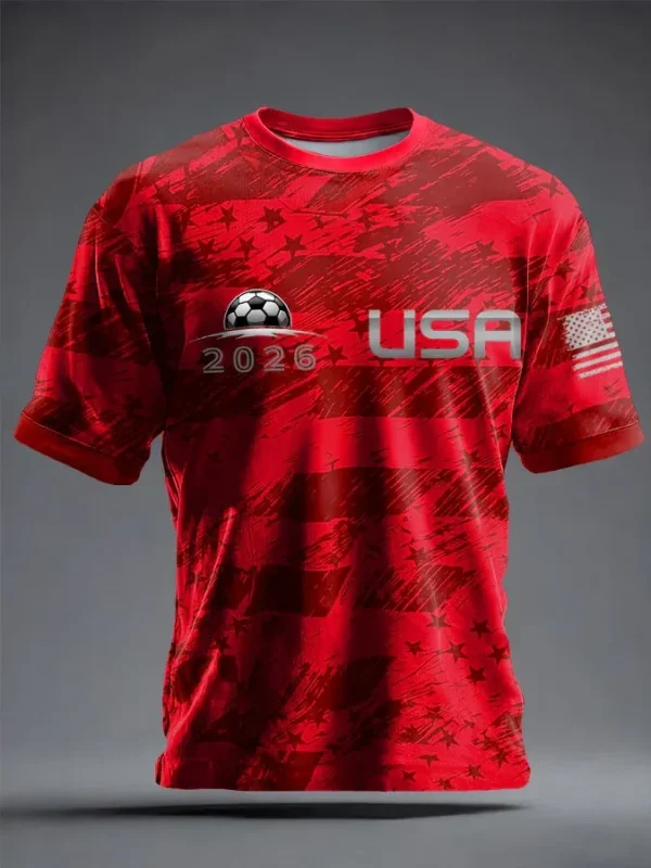World Cup 2026 USA Shirt United States Soccer Clothing Sports Lovers Apparel Fan Gifts.webp