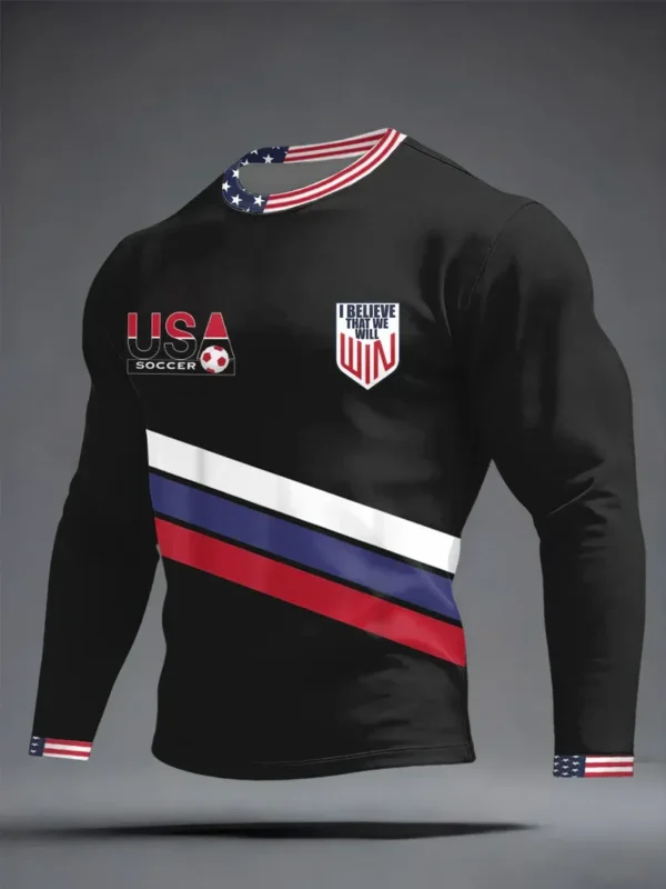 World Cup 2026 USA Soccer Long Sleeve Shirt I Believe That We Will Win Shirt Soccer Fan Gifts.webp