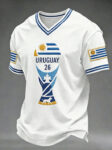 World Cup 2026 Uruguay V Neck Shirt Uruguay World Cup Apparel For Football Fan.jpeg