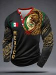 World Cup Mexico 2026 Button Long Sleeve Shirt FIFA Merch For Mexican.jpeg