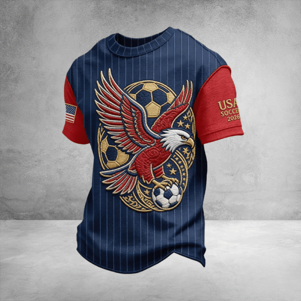 World Cup USA 2026 Shirt Bald Eagle Soccer Tee FIFA World Cup Clothing For Dad.png