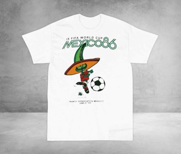 Zara FIFA World Cup Mexico 1986 Shirt Soccer Apparel Football Lovers Clothing Mexican Gifts.jpeg